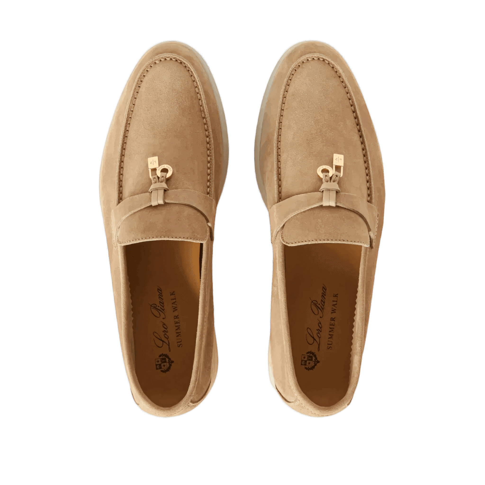 <tc>Loro Piana</tc> 女士夏季 Charms Walk 樂福鞋（絨面革）