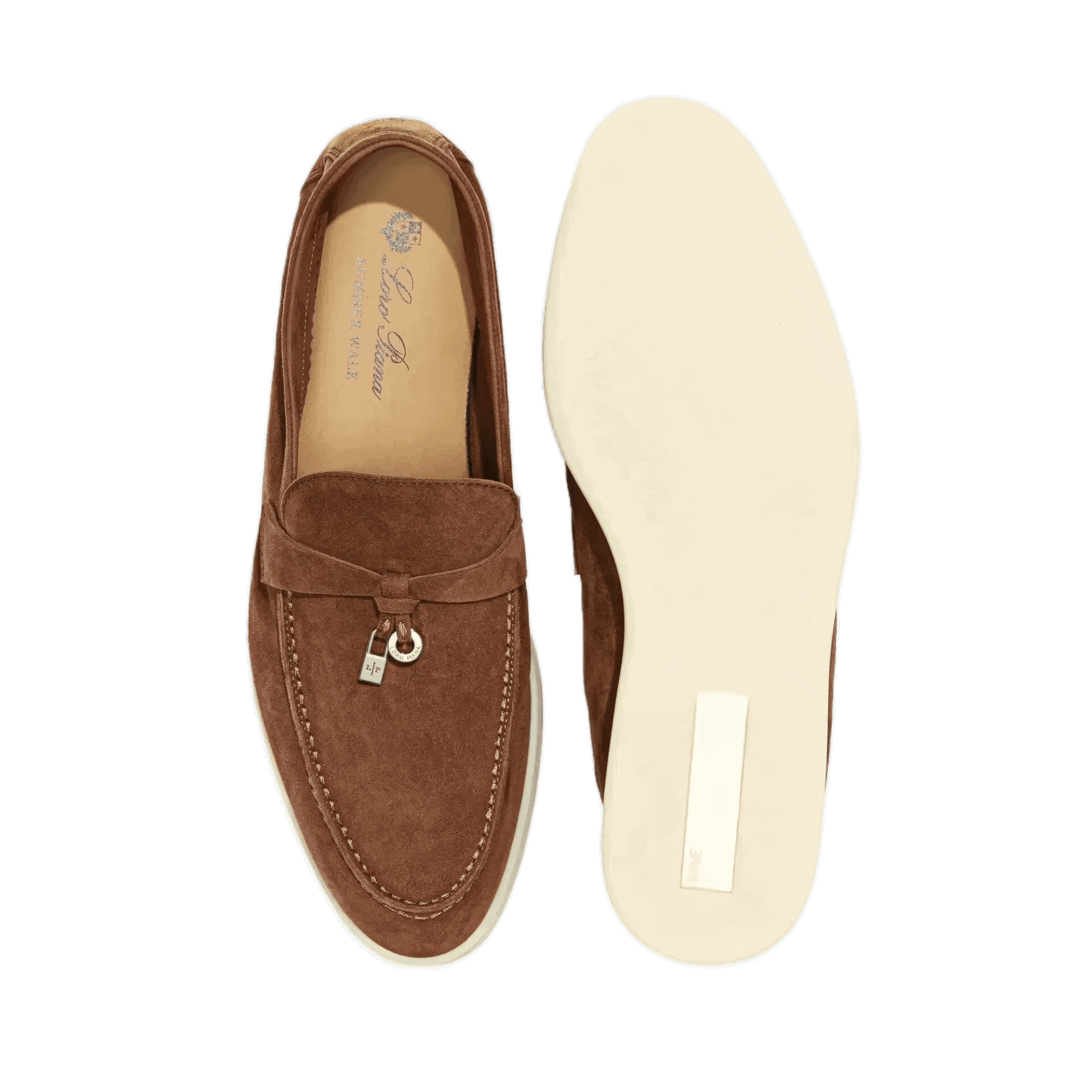 <tc>Loro Piana</tc> 女士夏季 Charms Walk 樂福鞋（絨面革）
