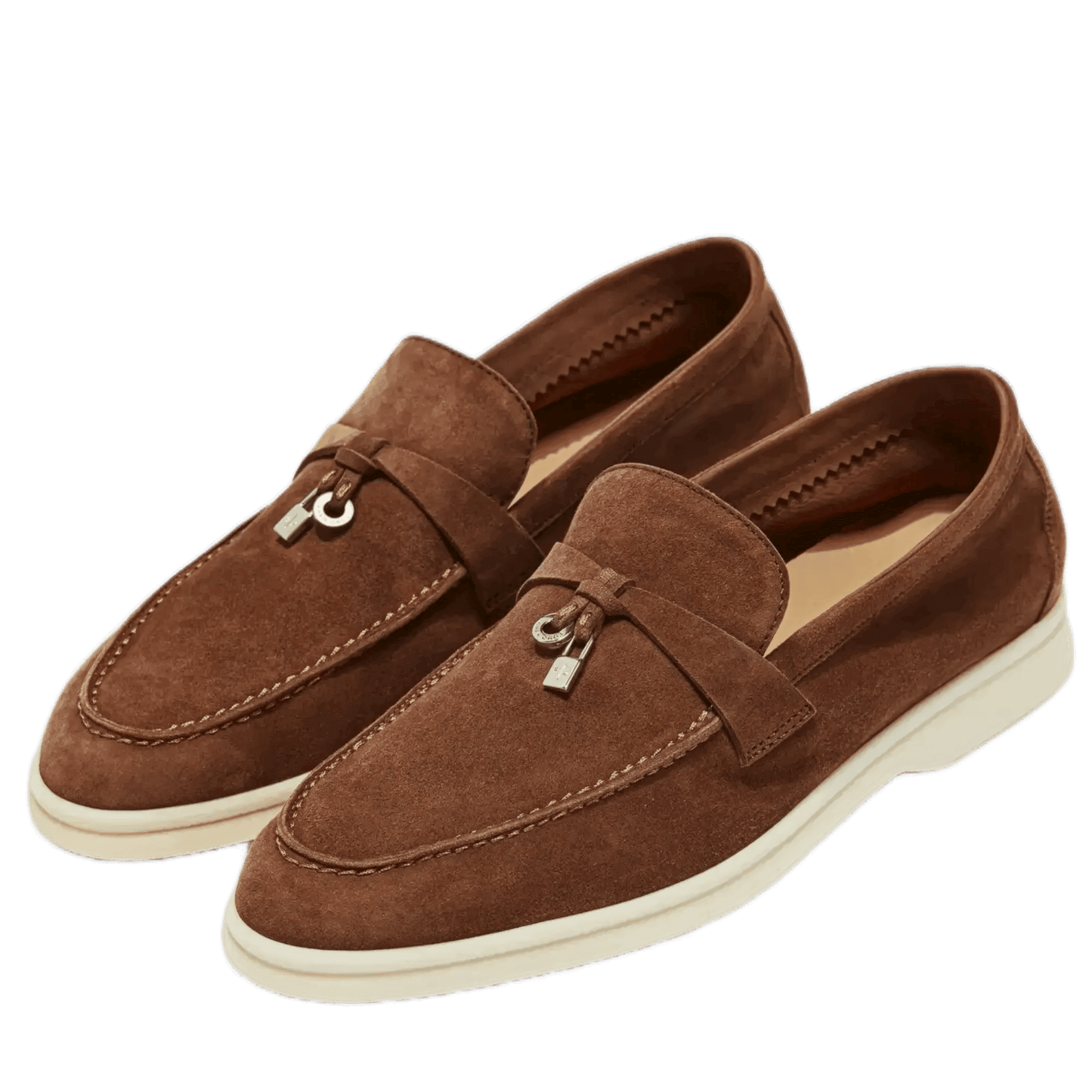 <tc>Loro Piana</tc> Mocasines Summer Charms Walk para mujer (gamuza)
