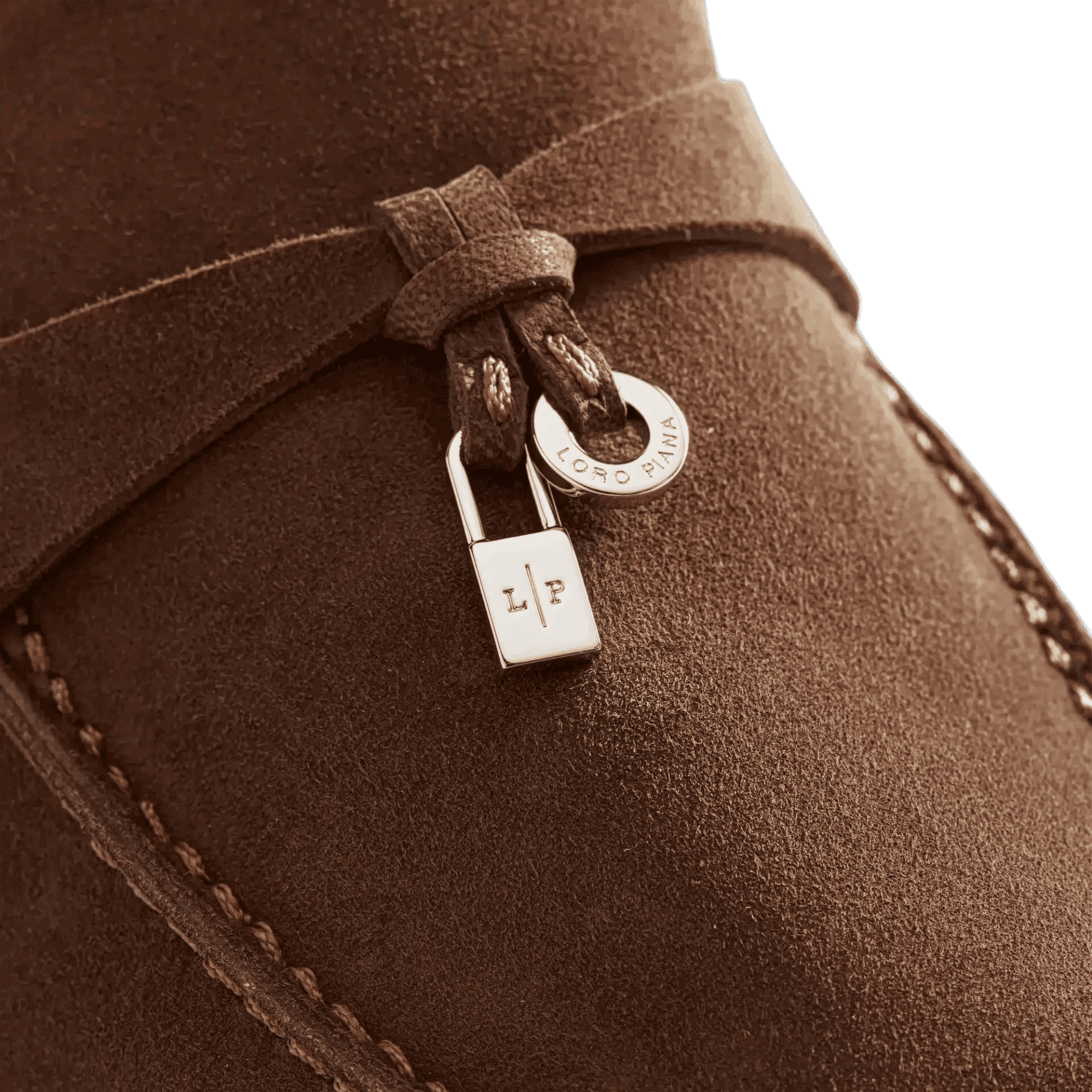 <tc>Loro Piana</tc> 女士夏季 Charms Walk 樂福鞋（絨面革）
