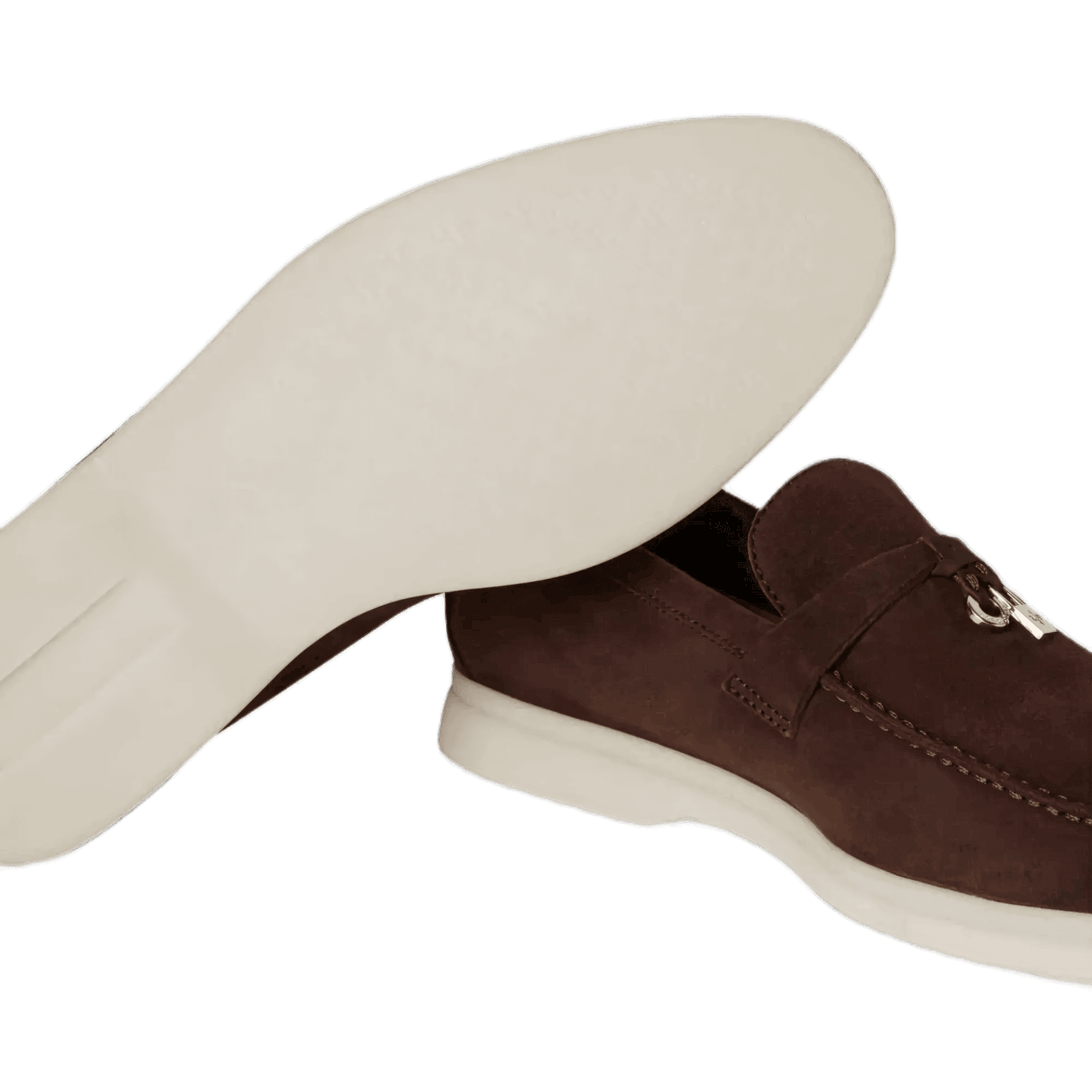 <tc>Loro Piana</tc> 女士夏季 Charms Walk 樂福鞋（絨面革）