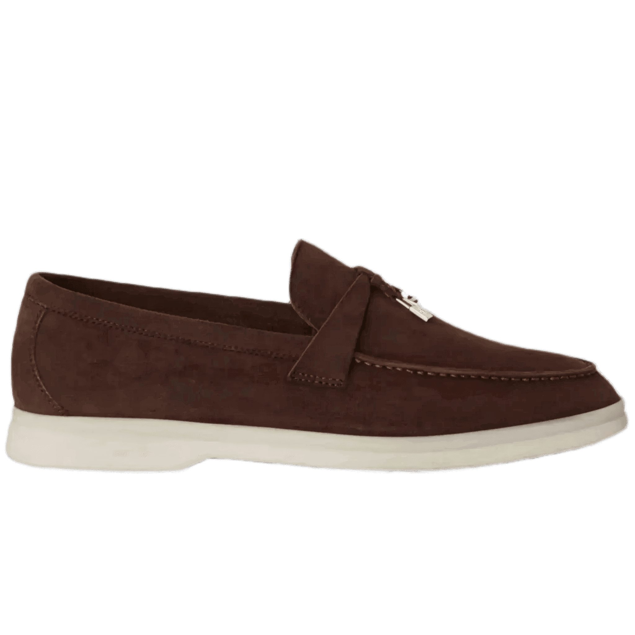 <tc>Loro Piana</tc> 女士夏季 Charms Walk 樂福鞋（絨面革）