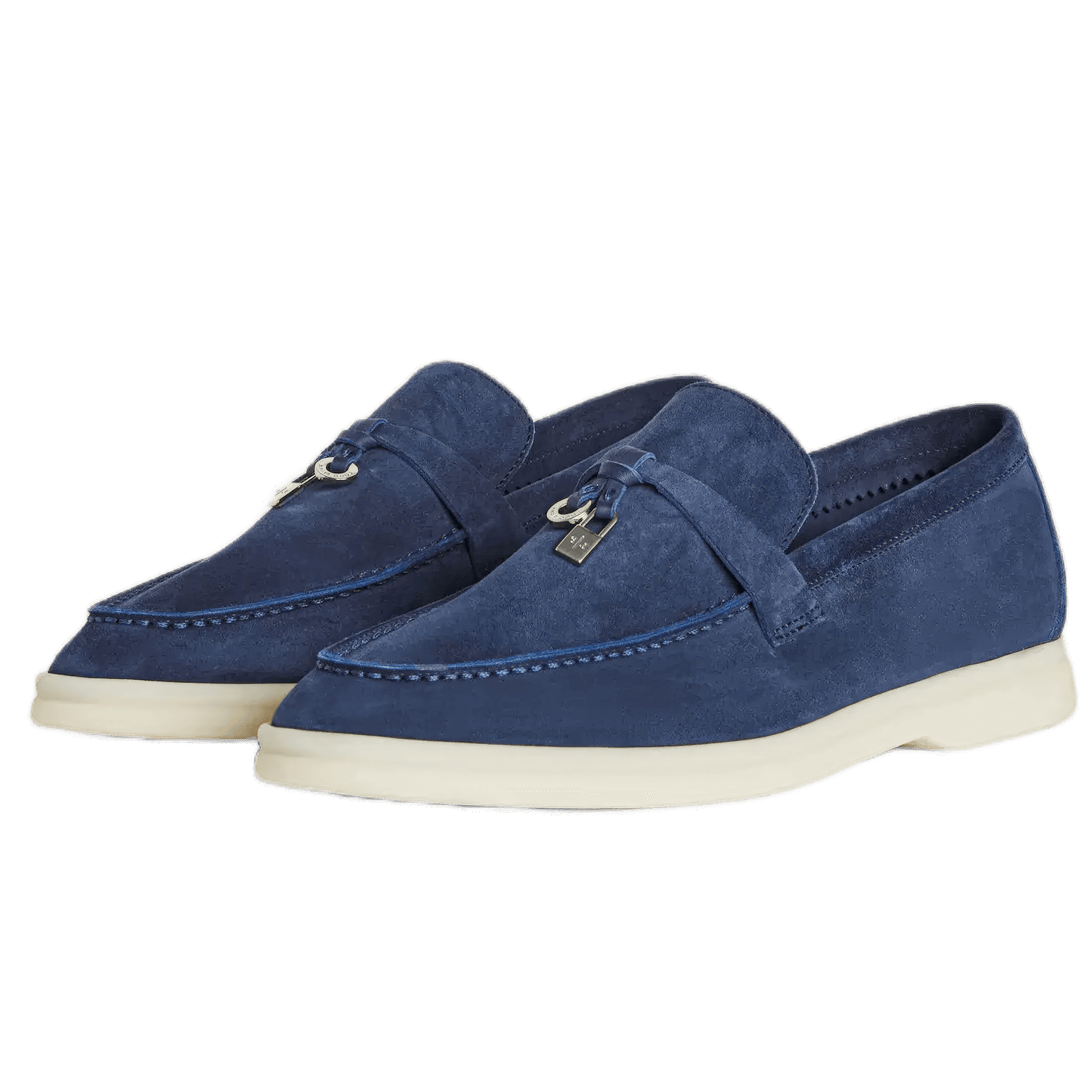 <tc>Loro Piana</tc> 女士夏季 Charms Walk 樂福鞋（絨面革）