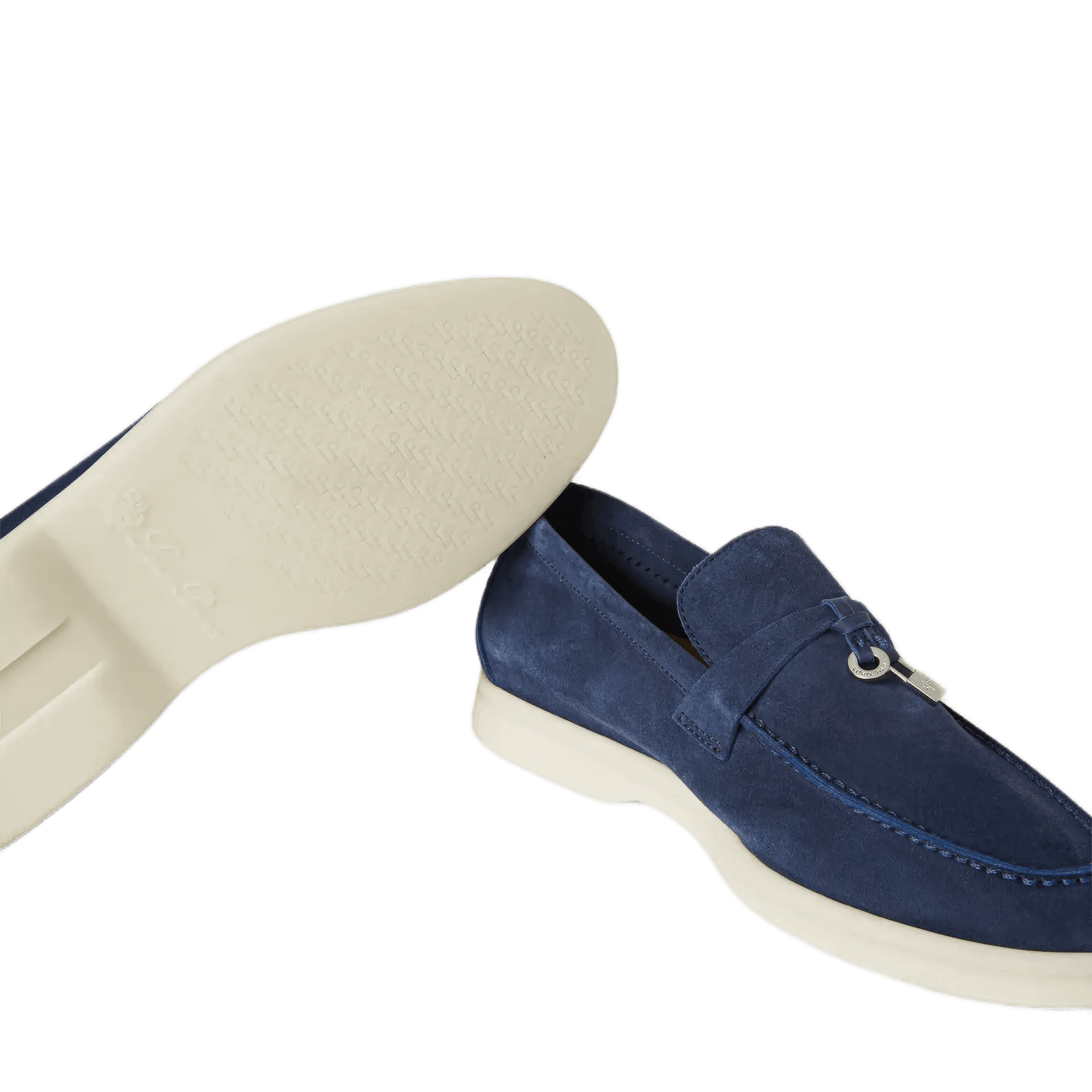 <tc>Loro Piana</tc> 女士夏季 Charms Walk 樂福鞋（絨面革）
