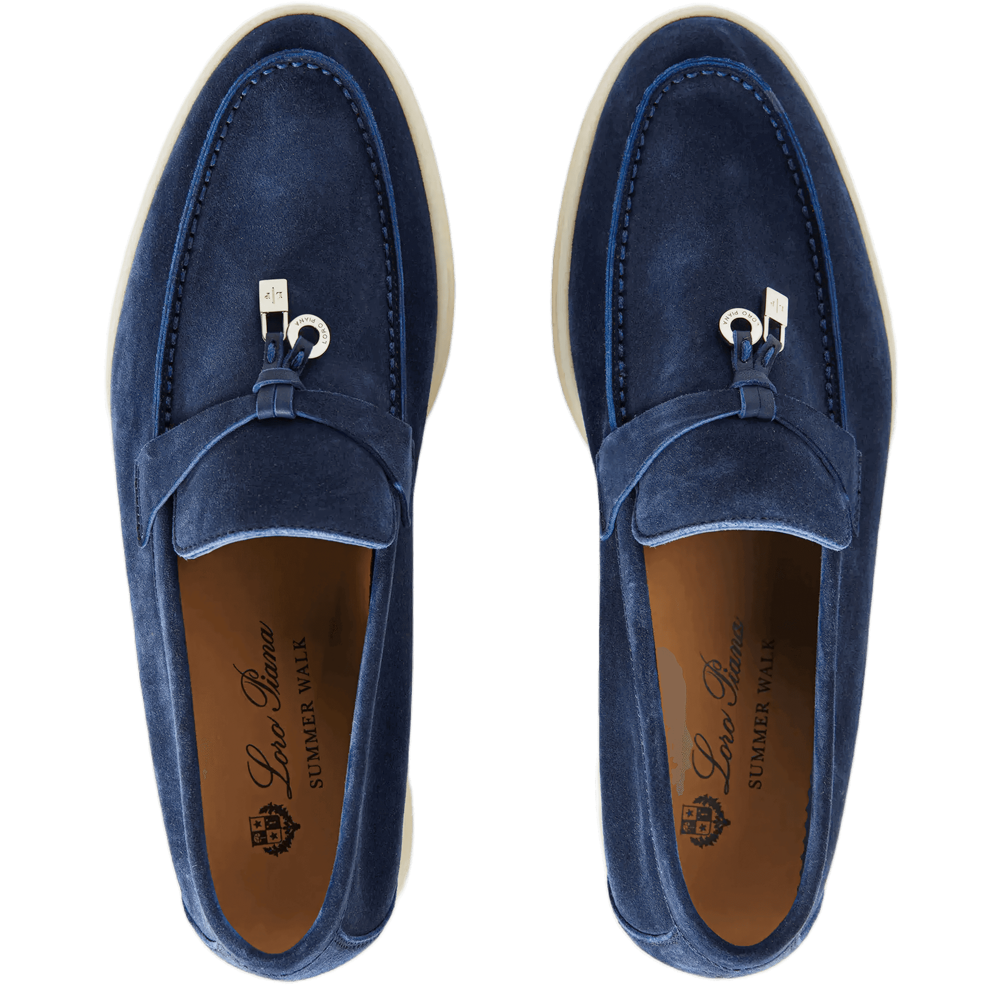<tc>Loro Piana</tc> 女士夏季 Charms Walk 樂福鞋（絨面革）