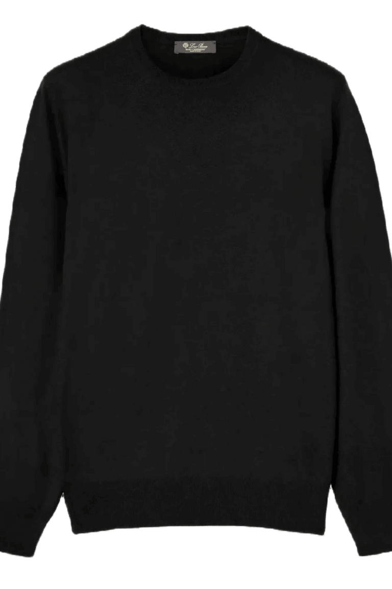 <tc>Loro Piana</tc> Sudadera con cuello redondo superligera para hombre