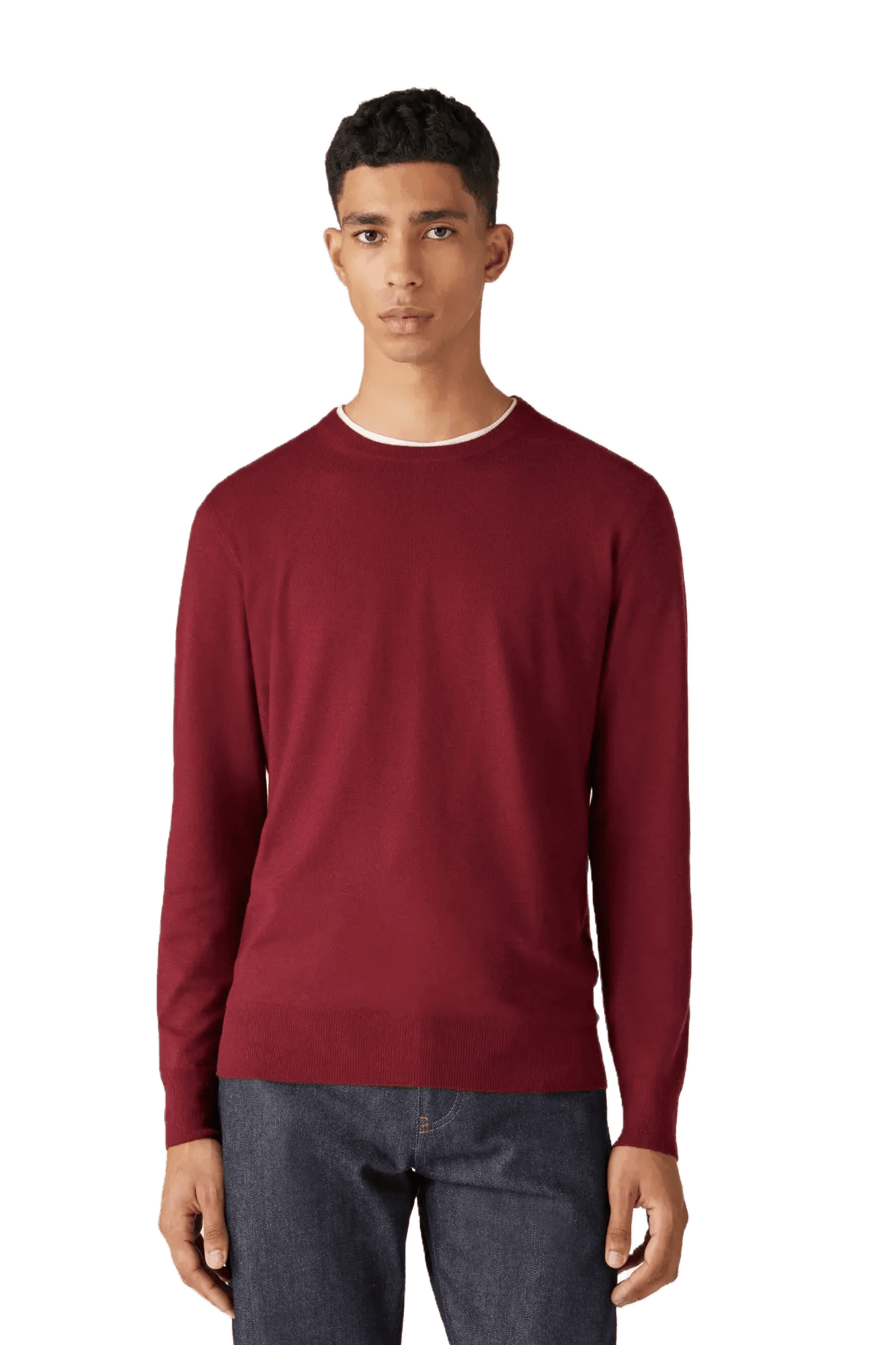 <tc>Loro Piana</tc> Sudadera con cuello redondo superligera para hombre