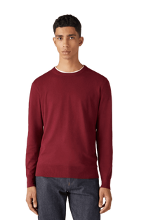 <tc>Loro Piana</tc> Sudadera con cuello redondo superligera para hombre