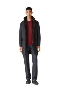 <tc>Loro Piana</tc> Sudadera con cuello redondo superligera para hombre