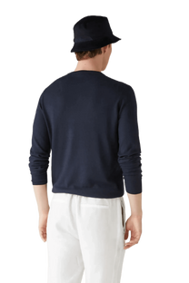 <tc>Loro Piana</tc> Sudadera con cuello redondo superligera para hombre