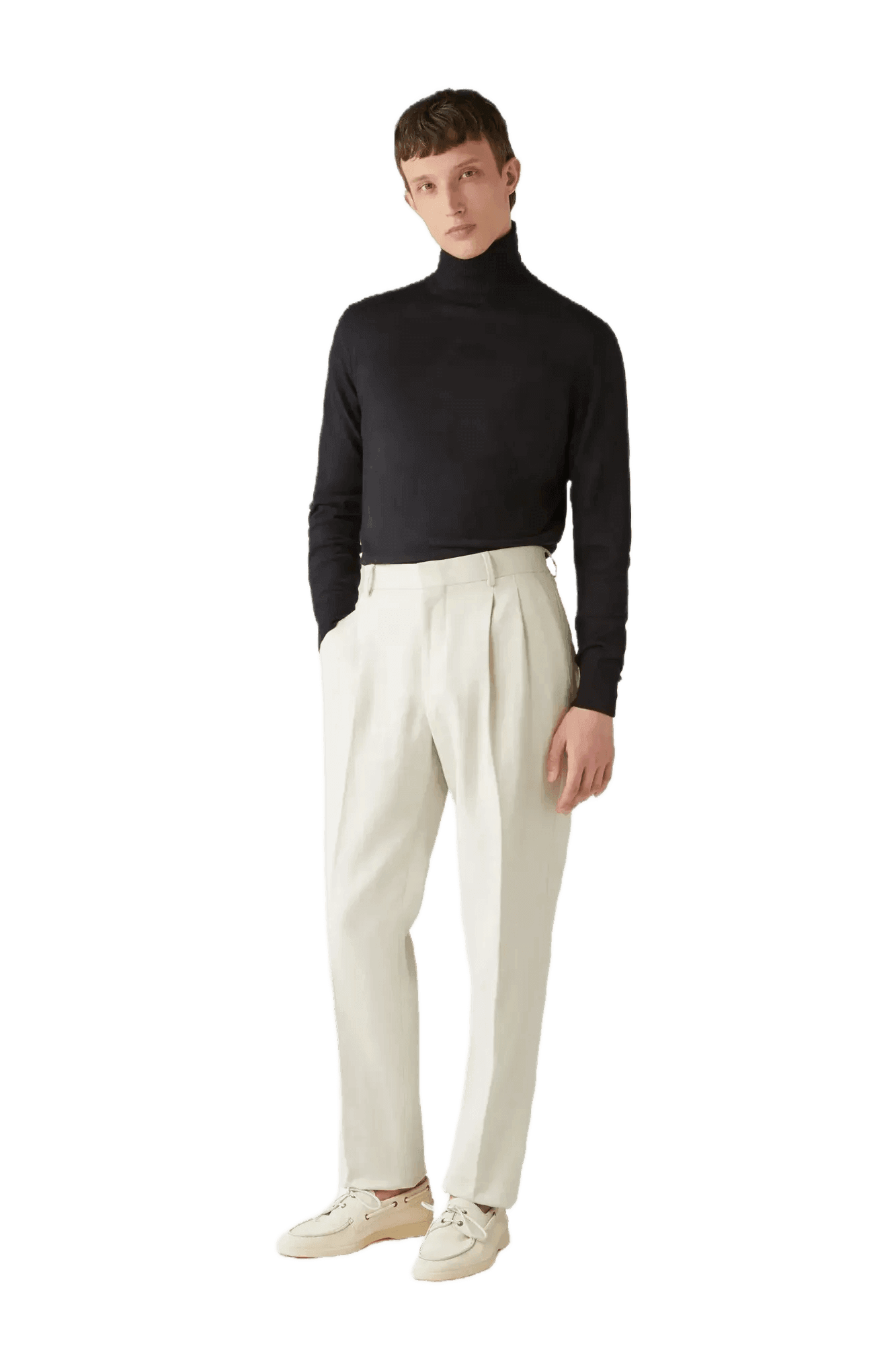 <tc>Loro Piana</tc> Cuello alto para hombre
