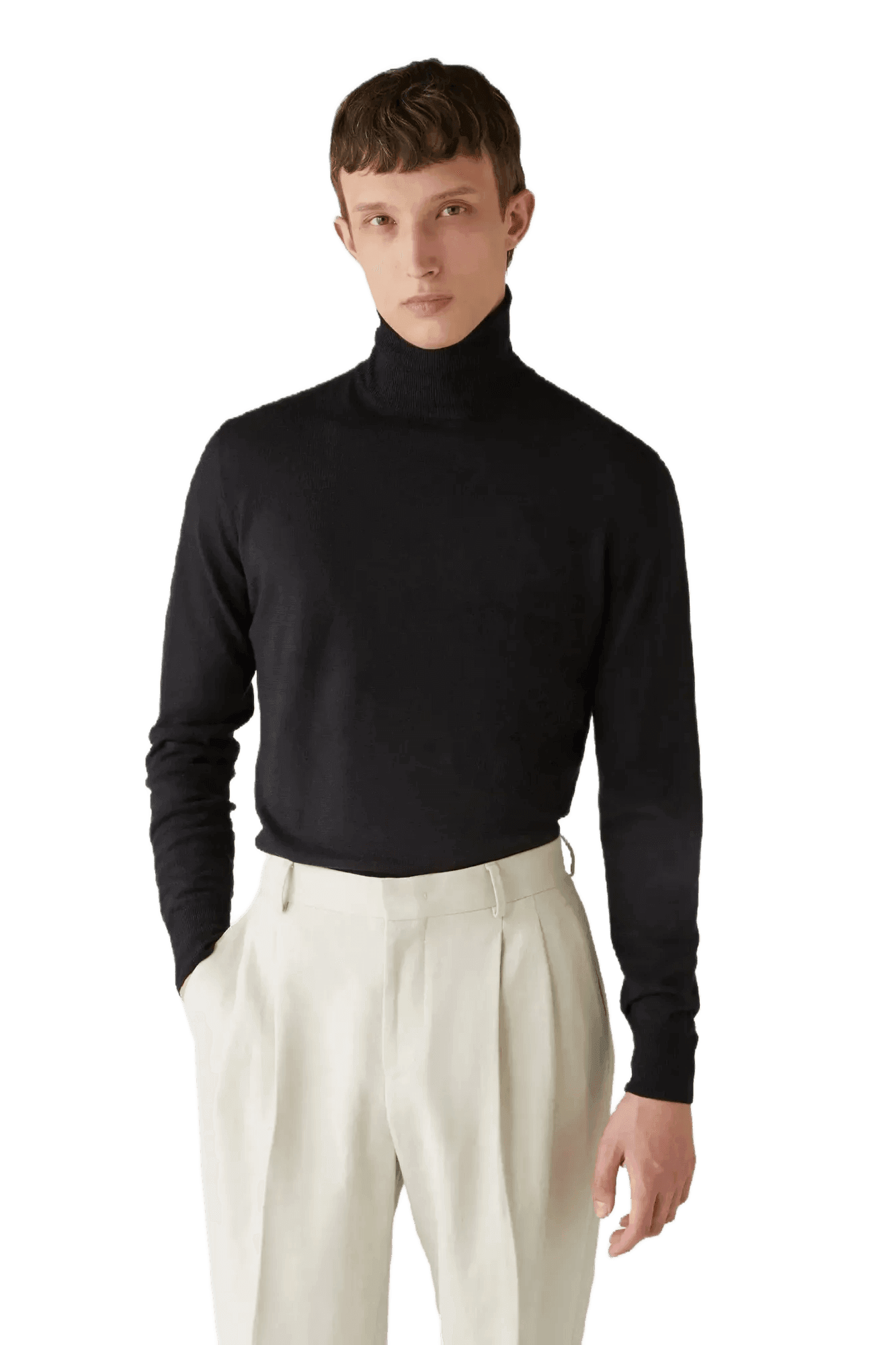 <tc>Loro Piana</tc> Cuello alto para hombre