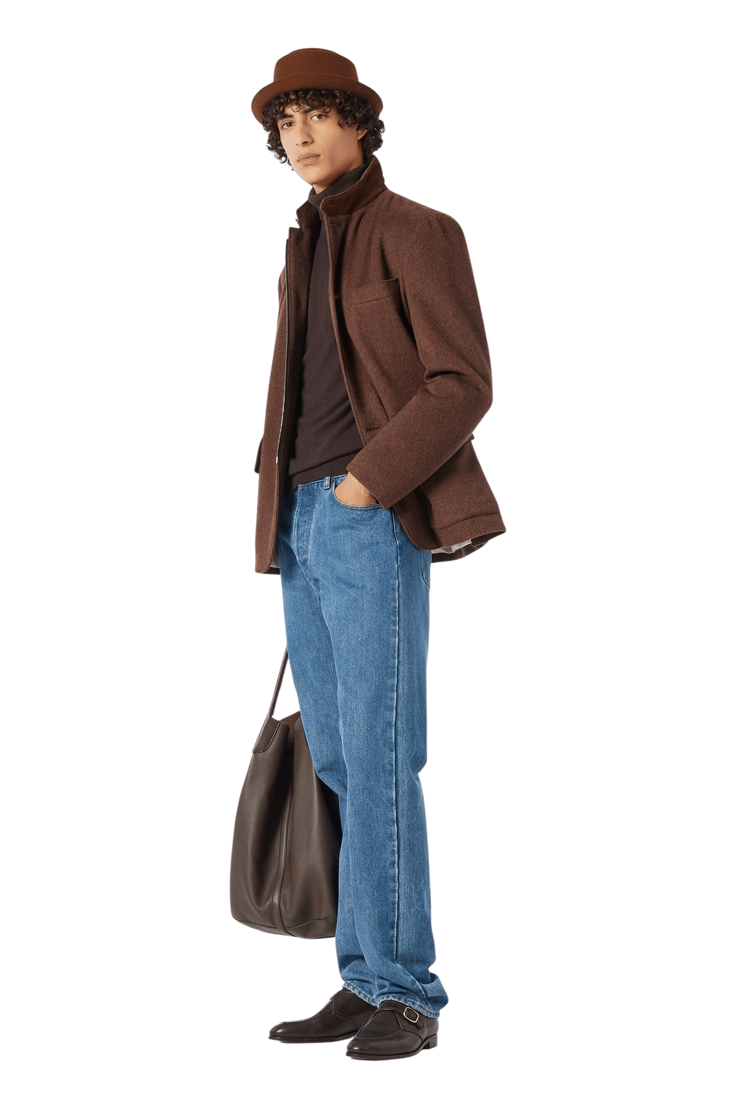 <tc>Loro Piana</tc> Cuello alto para hombre