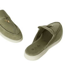 <tc>Loro Piana</tc> Mocasines Babouche Charms Walk para mujer