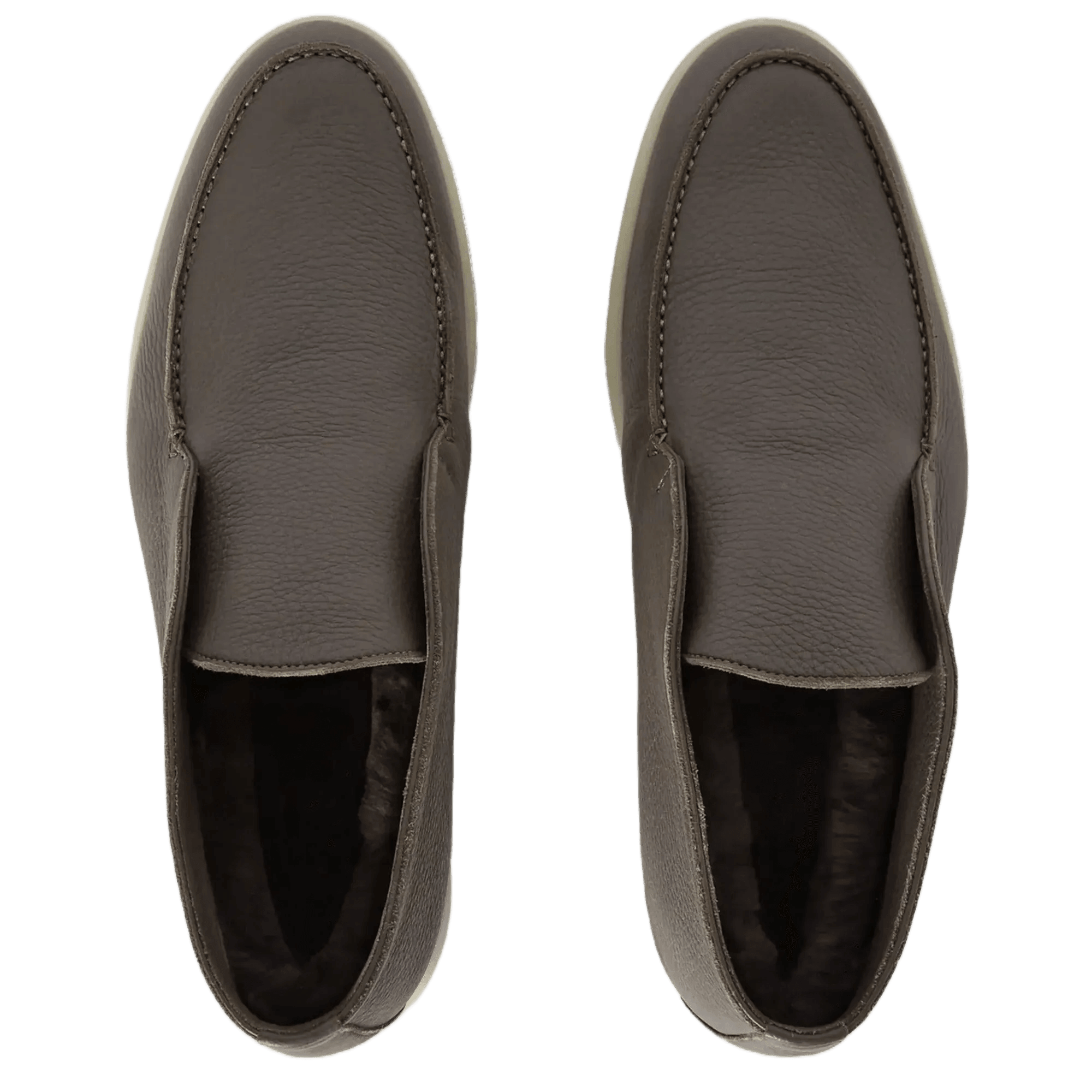 <tc>Loro Piana</tc> メンズ オープンウォーク アンクルブーツ（ディアスキン、カストリーノファー付き）