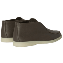 Loro Piana Men's Open Walk Ankle Boot (Deerskin with Castorino Fur)