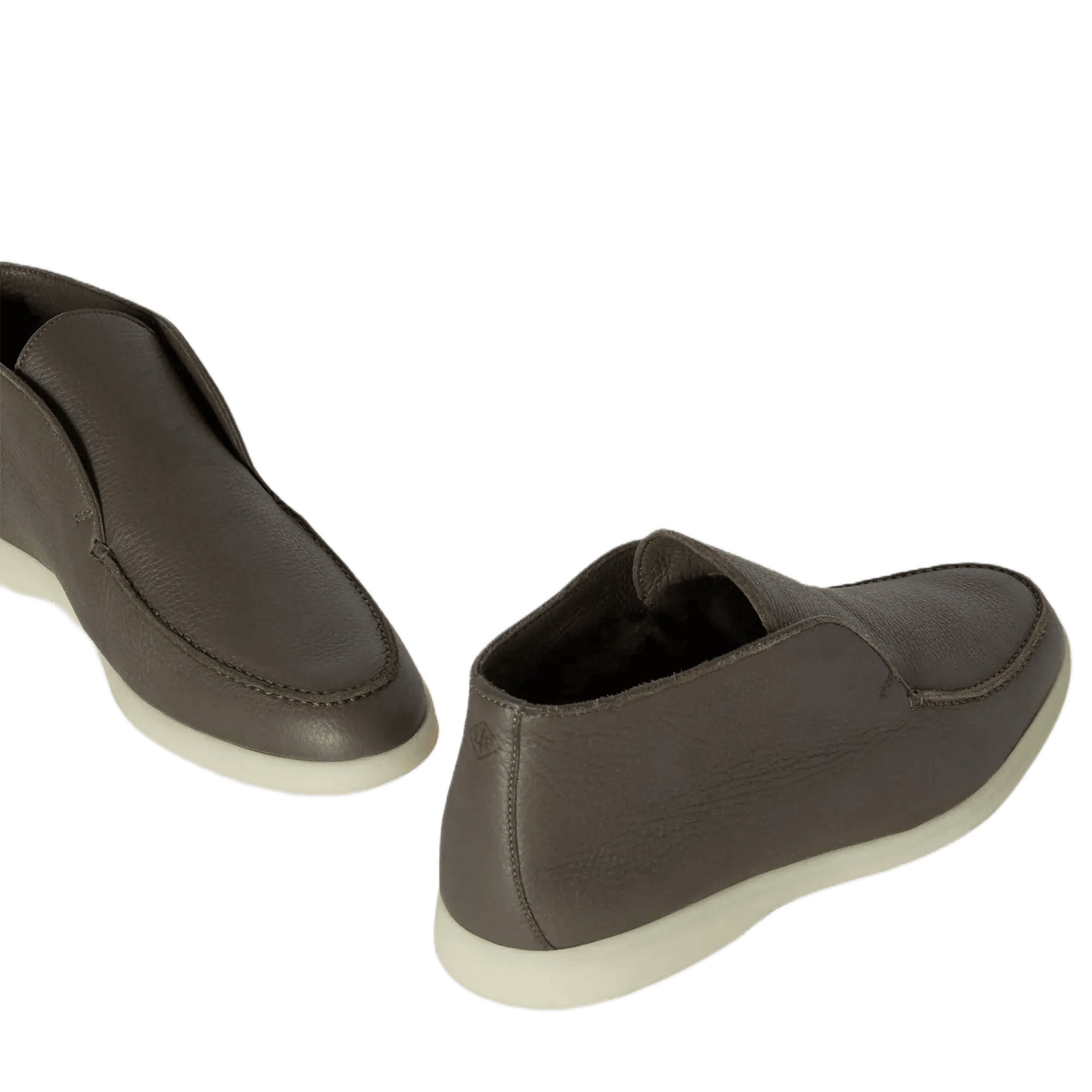 <tc>Loro Piana</tc> メンズ オープンウォーク アンクルブーツ（ディアスキン、カストリーノファー付き）
