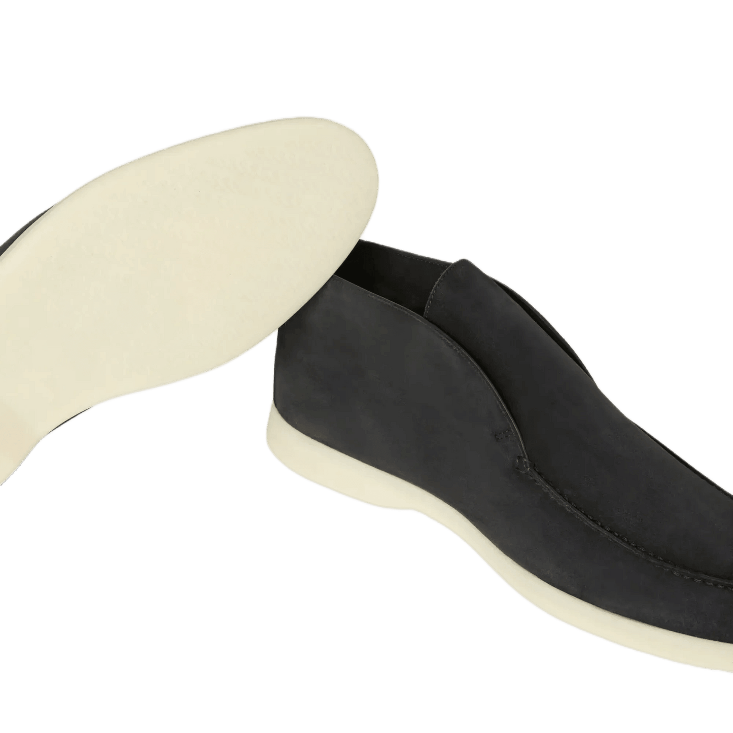 <tc>Loro Piana</tc> Botas Chukka abiertas para hombre (gamuza con piel de castor)