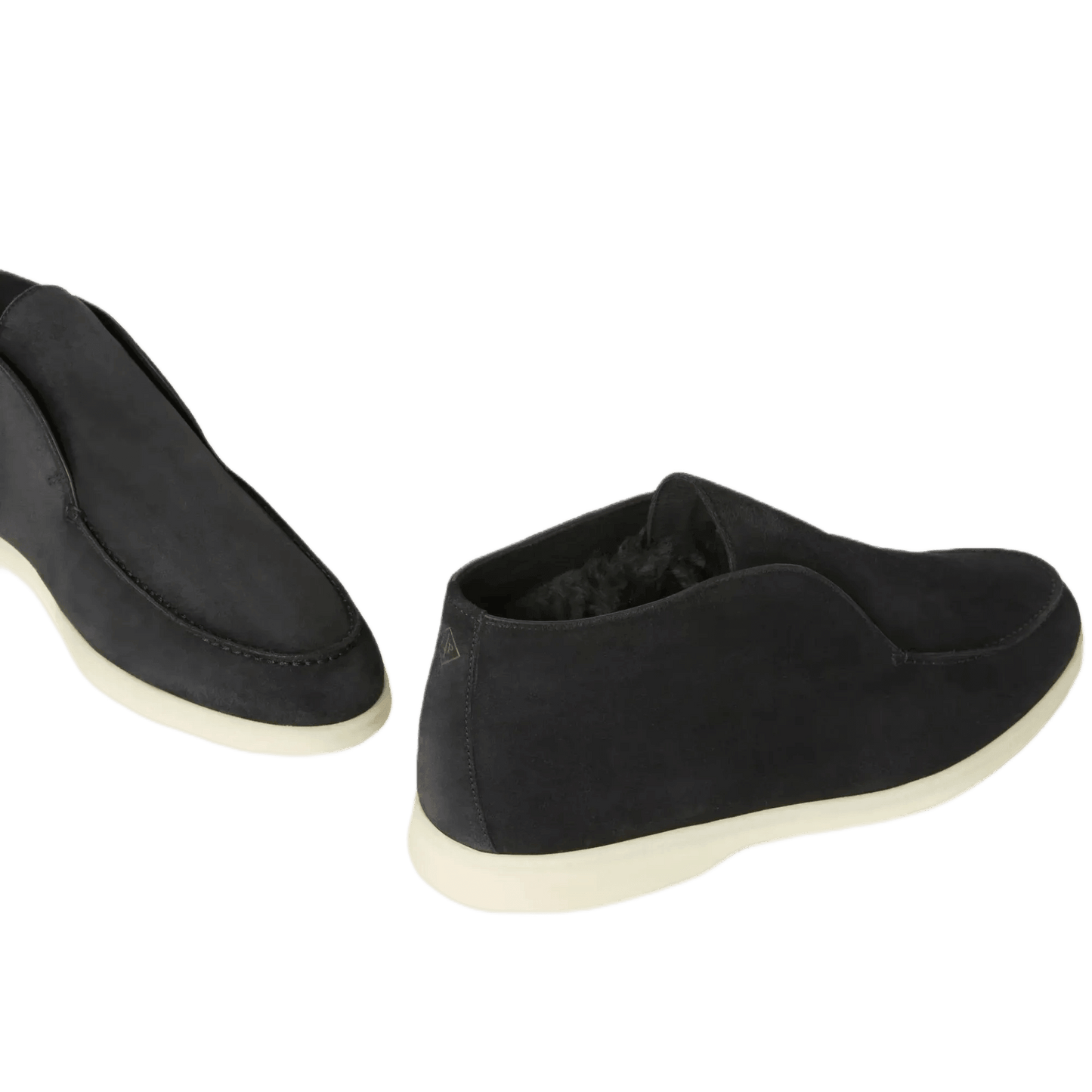 <tc>Loro Piana</tc> Botas Chukka abiertas para hombre (gamuza con piel de castor)