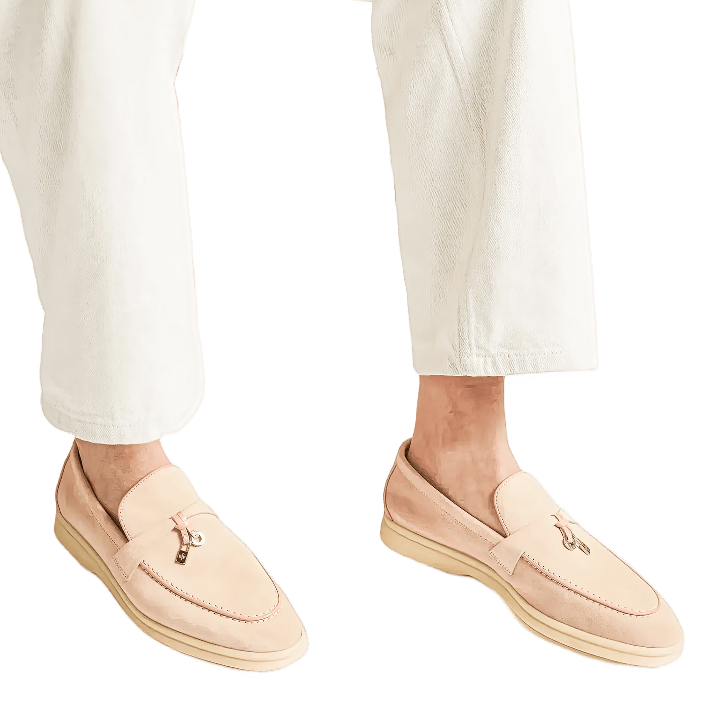 <tc>Loro Piana</tc> Mocasines Charms Walk de verano para mujer (gamuza, piel de cabra)