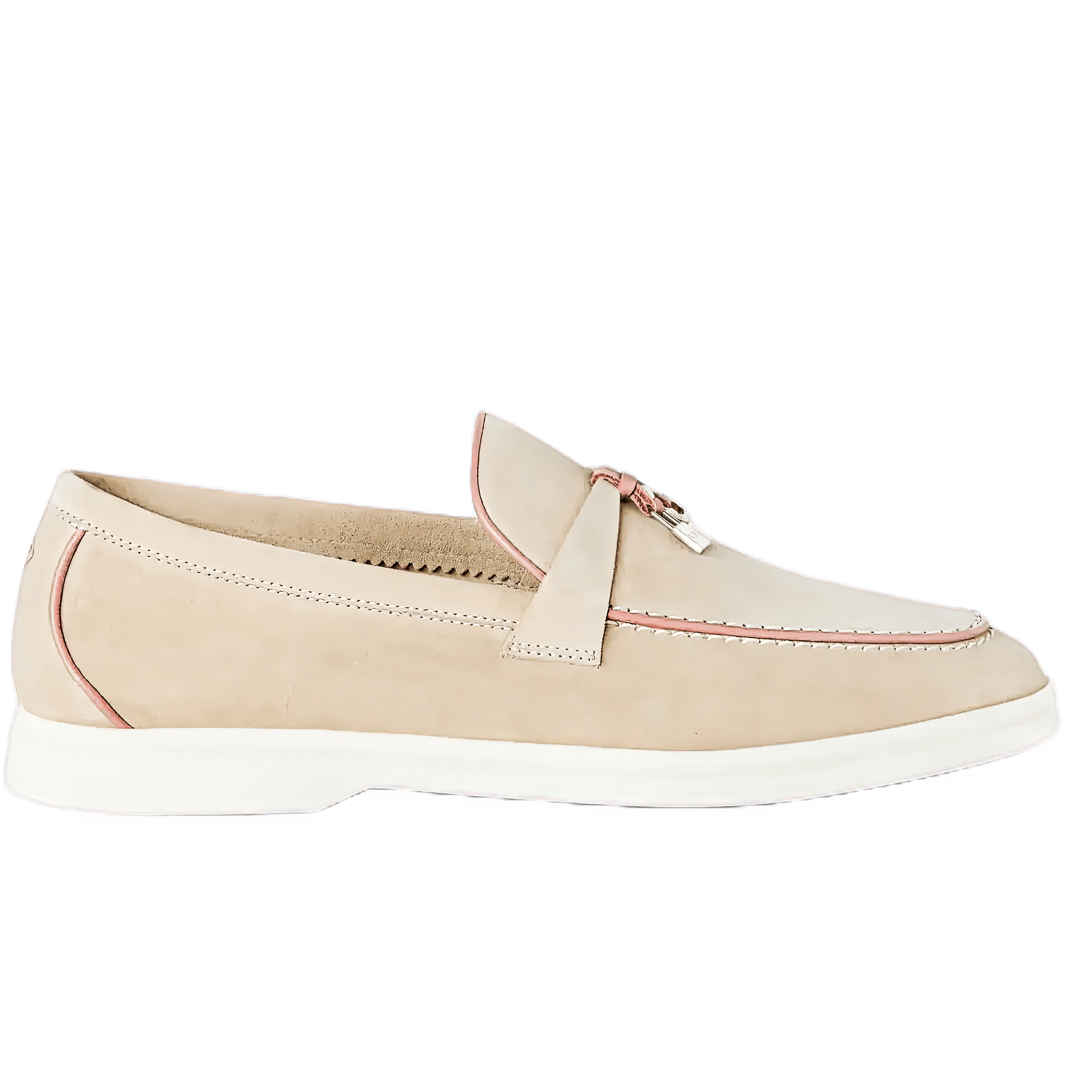 <tc>Loro Piana</tc> 女士夏季 Charms Walk 樂福鞋（絨面革、絨面山羊皮）
