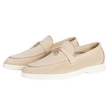 <tc>Loro Piana</tc> Mocasines Charms Walk de verano para mujer (gamuza, piel de cabra)