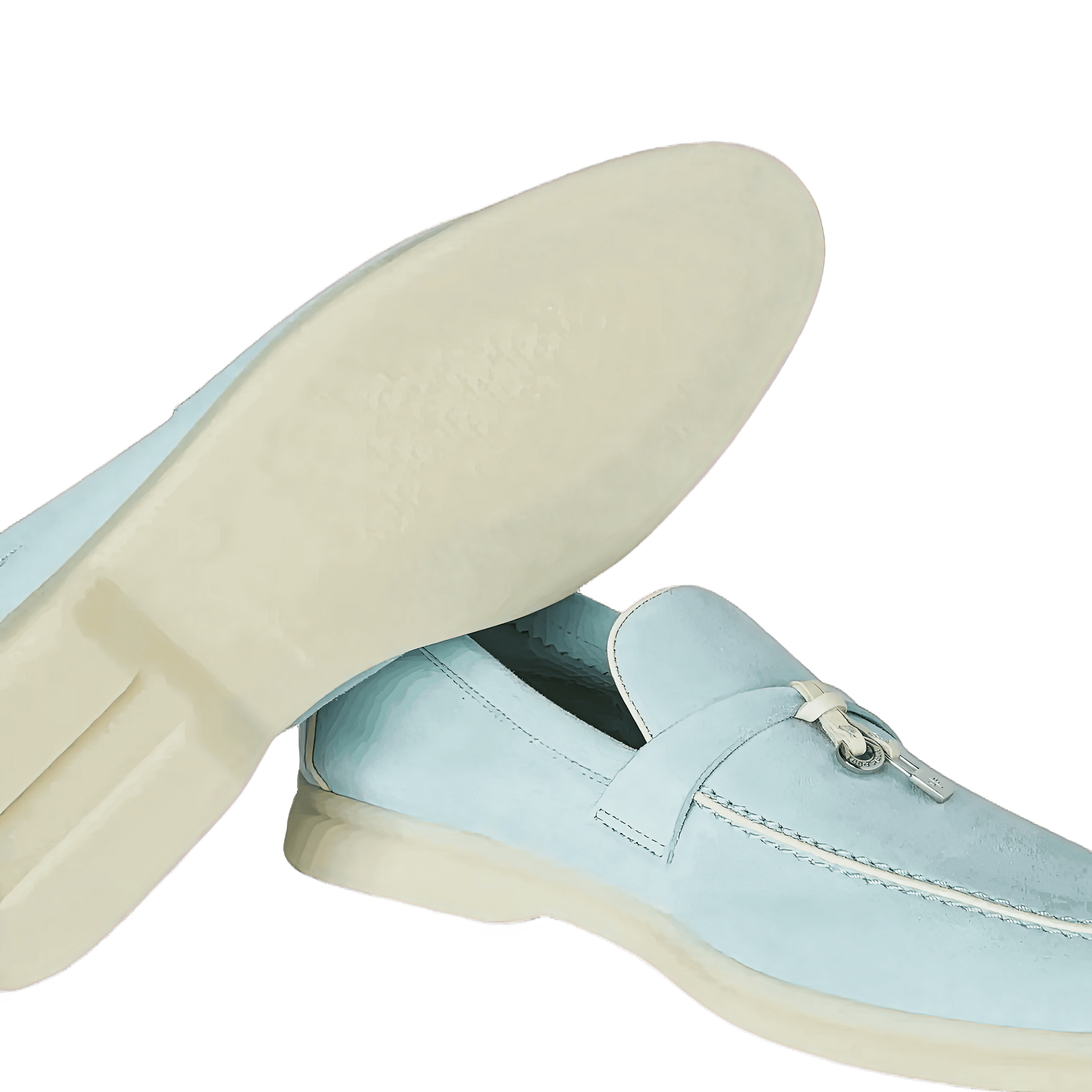 <tc>Loro Piana</tc> 女士夏季 Charms Walk 樂福鞋（絨面革、絨面山羊皮）