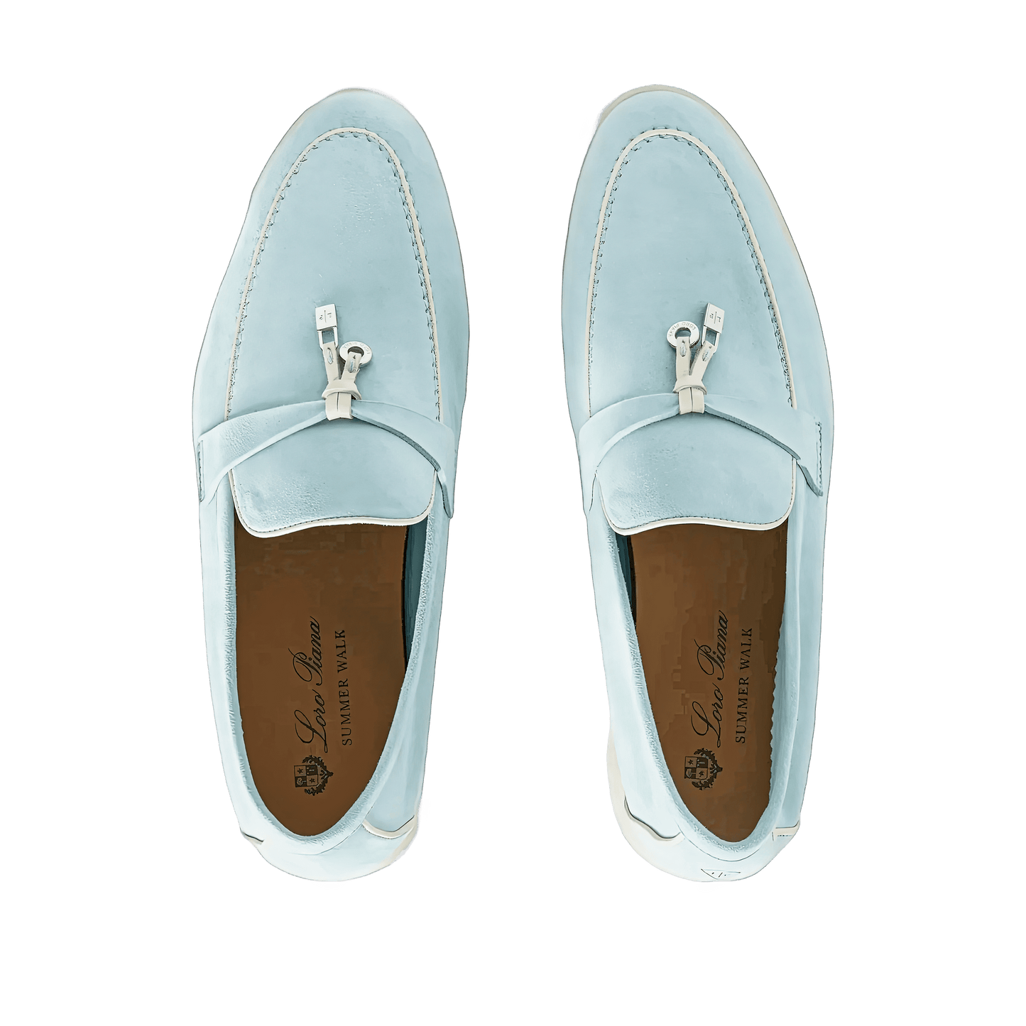 <tc>Loro Piana</tc> Mocasines Charms Walk de verano para mujer (gamuza, piel de cabra)