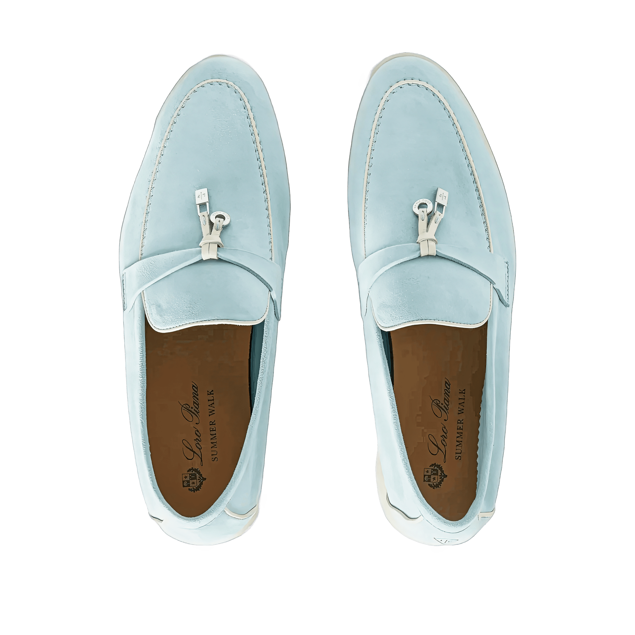 <tc>Loro Piana</tc> 女士夏季 Charms Walk 樂福鞋（絨面革、絨面山羊皮）