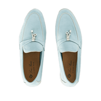 <tc>Loro Piana</tc> Mocasines Charms Walk de verano para mujer (gamuza, piel de cabra)
