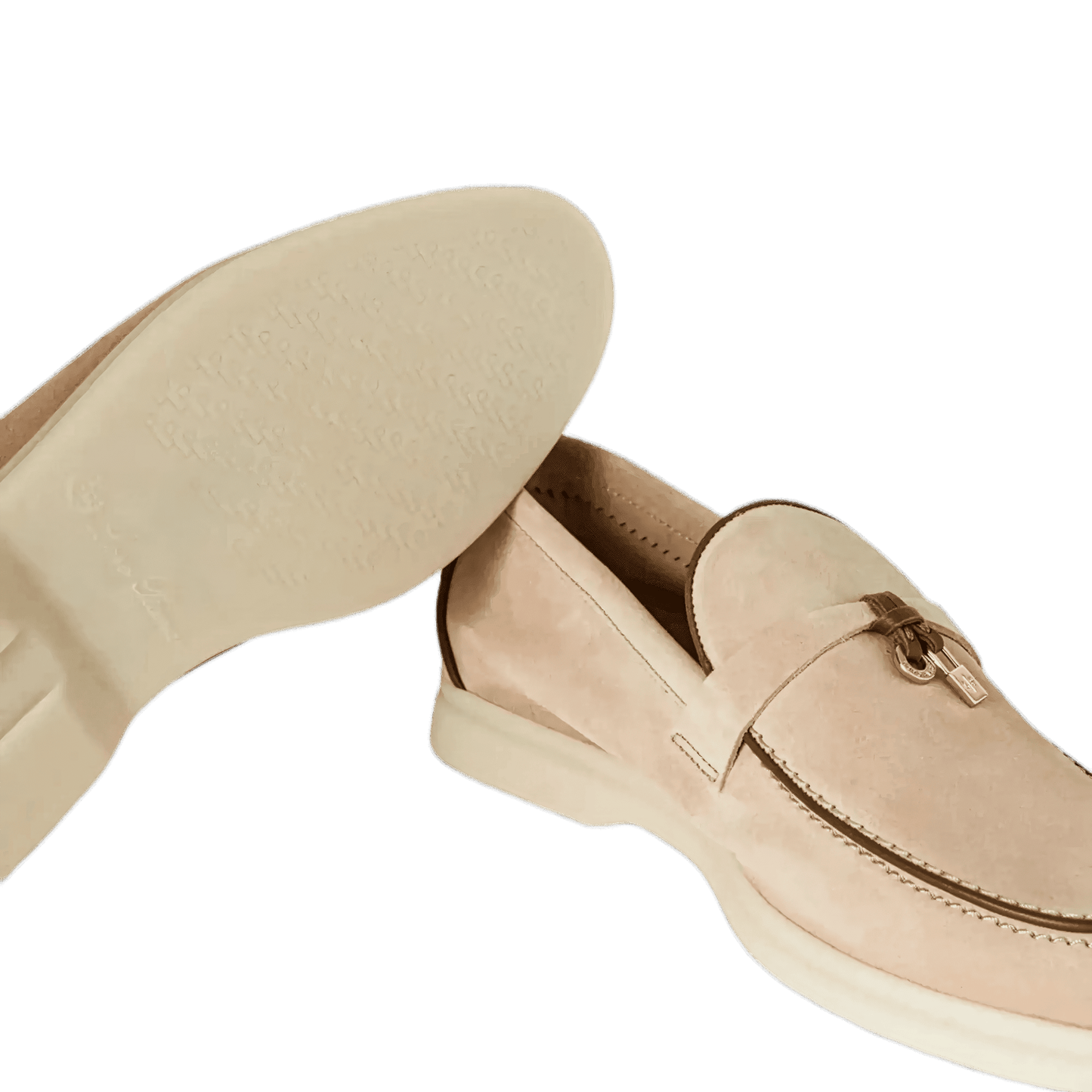 <tc>Loro Piana</tc> Mocasines Charms Walk de verano para mujer (gamuza, piel de cabra)