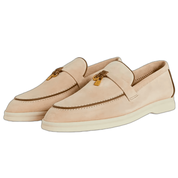 <tc>Loro Piana</tc> Mocasines Charms Walk de verano para mujer (gamuza, piel de cabra)