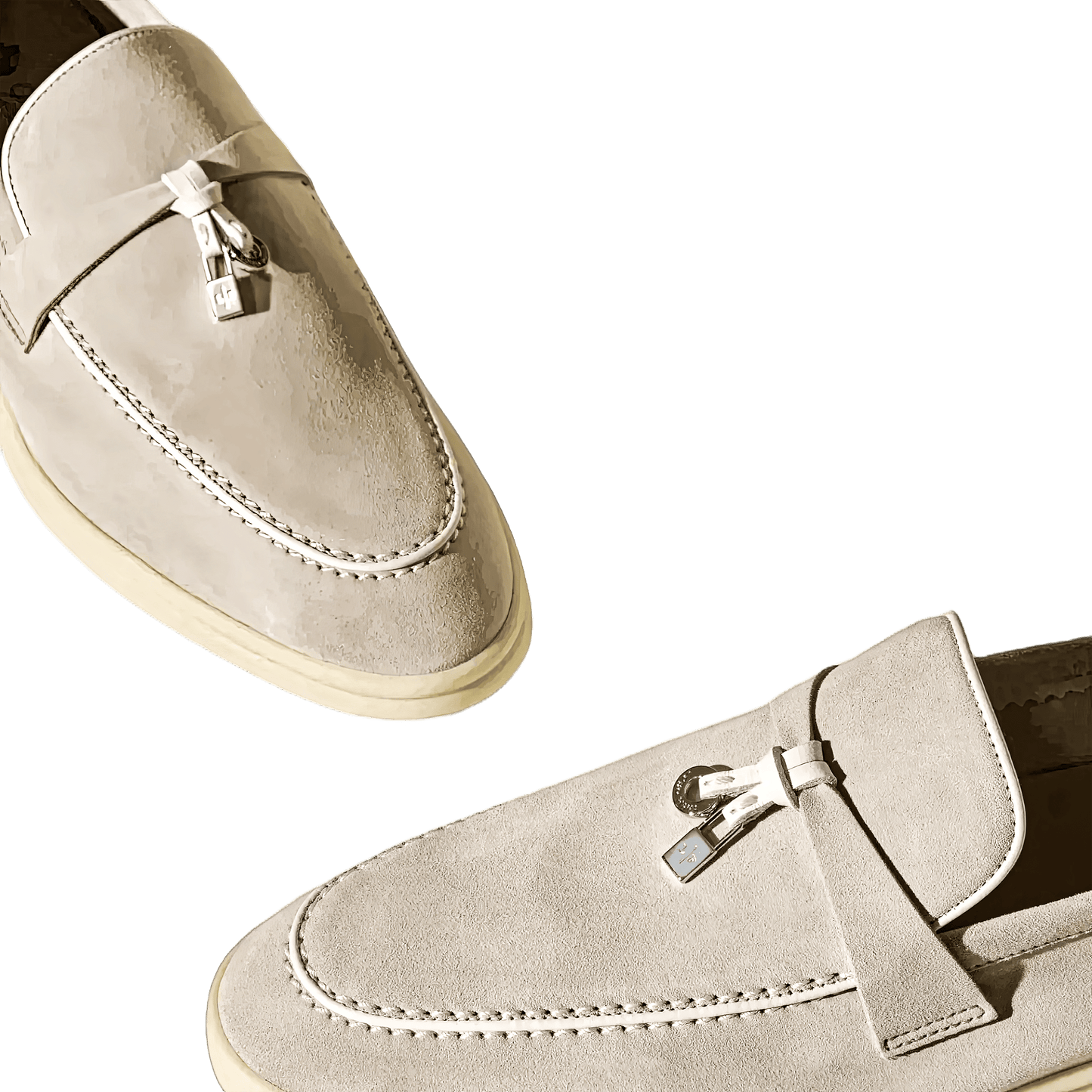 <tc>Loro Piana</tc> Mocasines Charms Walk de verano para mujer (gamuza, piel de cabra)