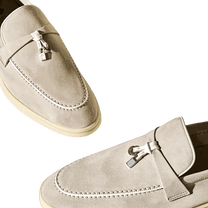 <tc>Loro Piana</tc> Mocasines Charms Walk de verano para mujer (gamuza, piel de cabra)
