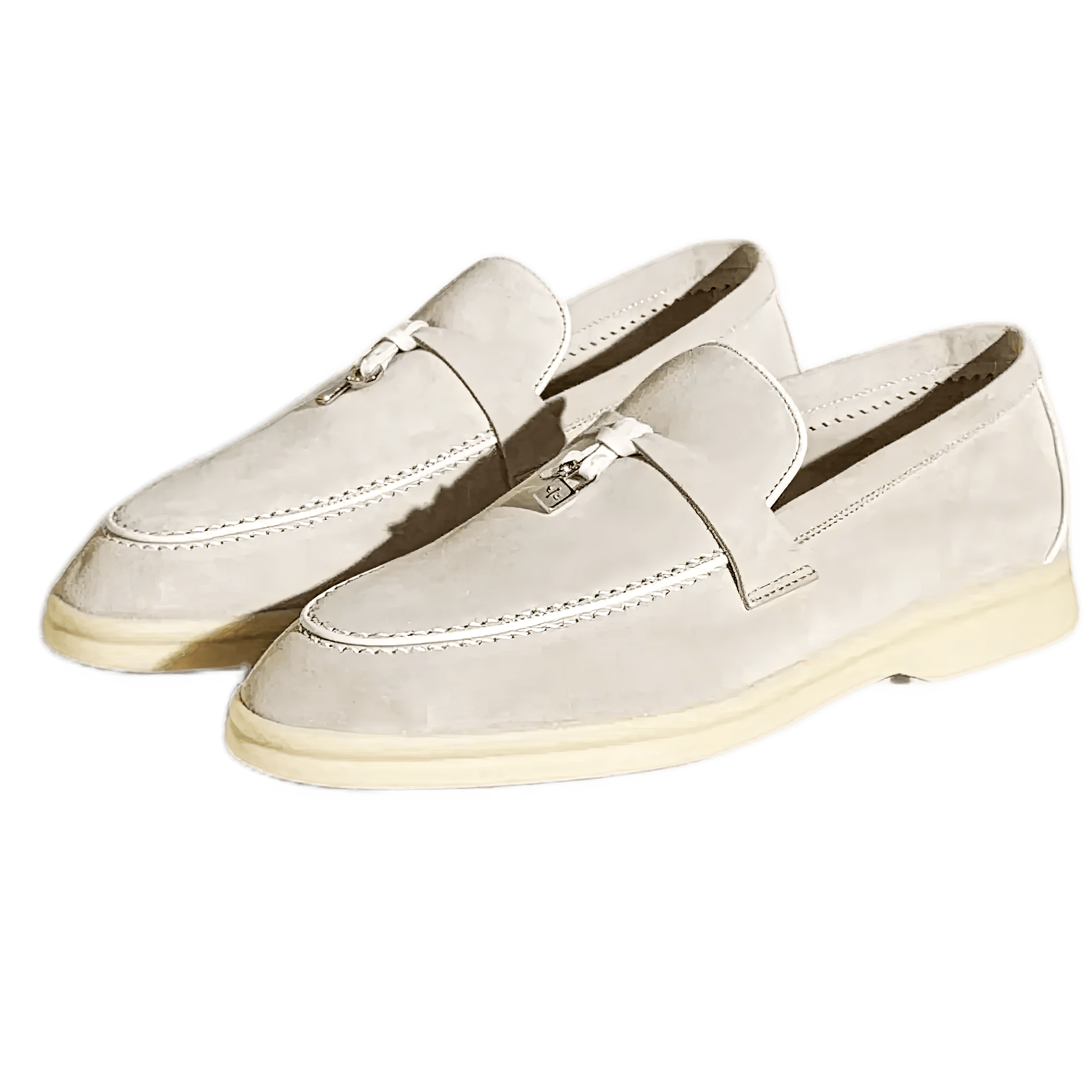<tc>Loro Piana</tc> 女士夏季 Charms Walk 樂福鞋（絨面革、絨面山羊皮）