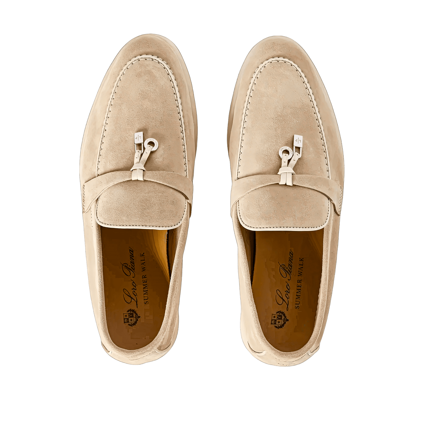 <tc>Loro Piana</tc> Mocasines Charms Walk de verano para mujer (gamuza, piel de cabra)