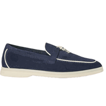 <tc>Loro Piana</tc> Mocasines Charms Walk de verano para mujer (gamuza, piel de cabra)