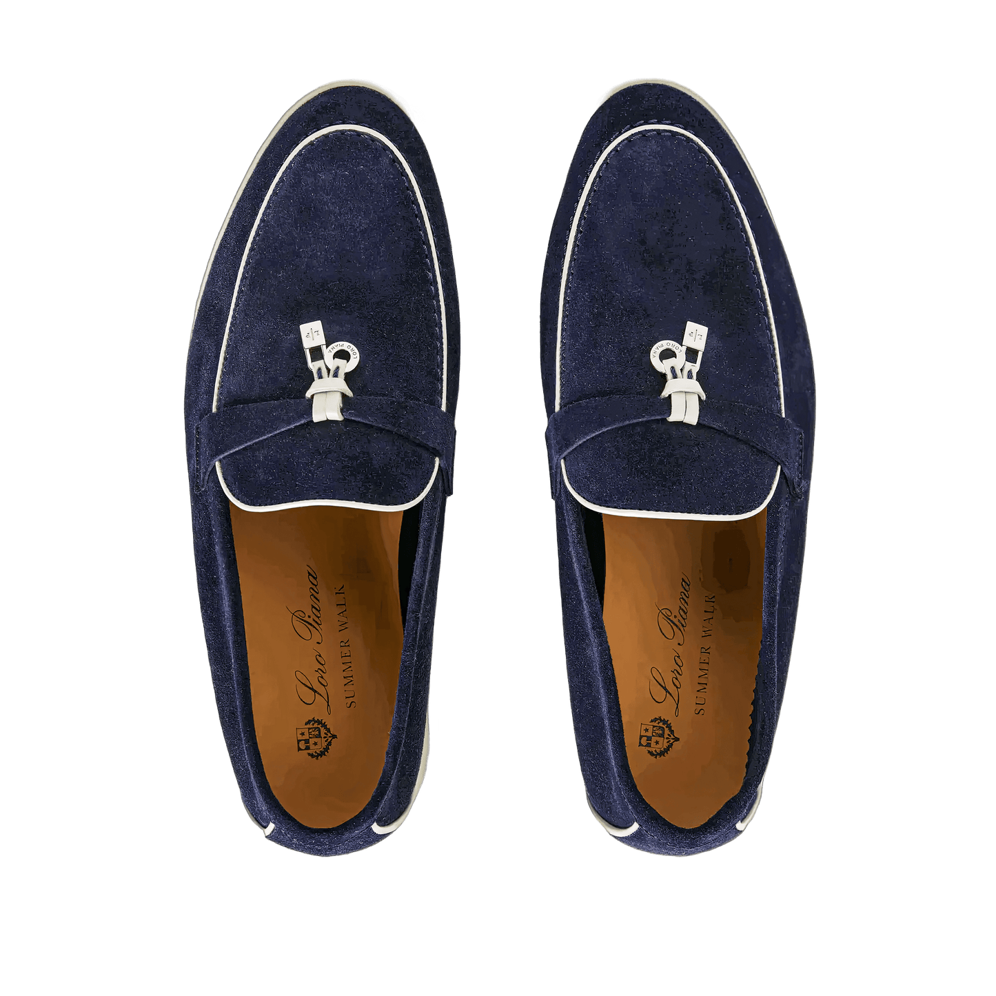 <tc>Loro Piana</tc> Mocasines Charms Walk de verano para mujer (gamuza, piel de cabra)