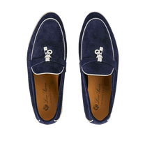 <tc>Loro Piana</tc> Mocasines Charms Walk de verano para mujer (gamuza, piel de cabra)