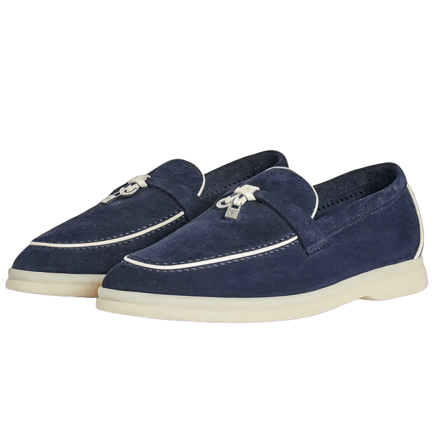 <tc>Loro Piana</tc> Mocasines Charms Walk de verano para mujer (gamuza, piel de cabra)