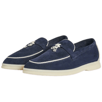 <tc>Loro Piana</tc> Mocasines Charms Walk de verano para mujer (gamuza, piel de cabra)