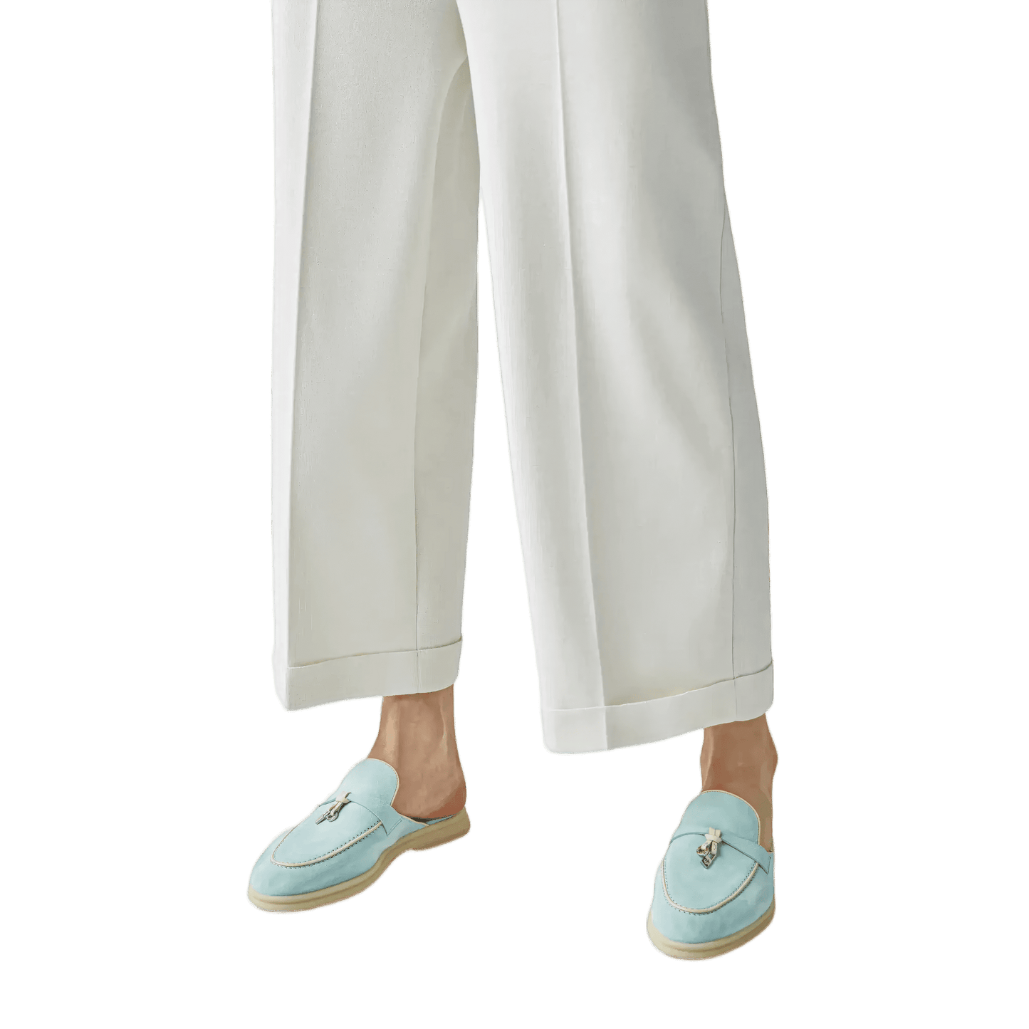 <tc>Loro Piana</tc> Mocasines Babouche Charms Walk para mujer