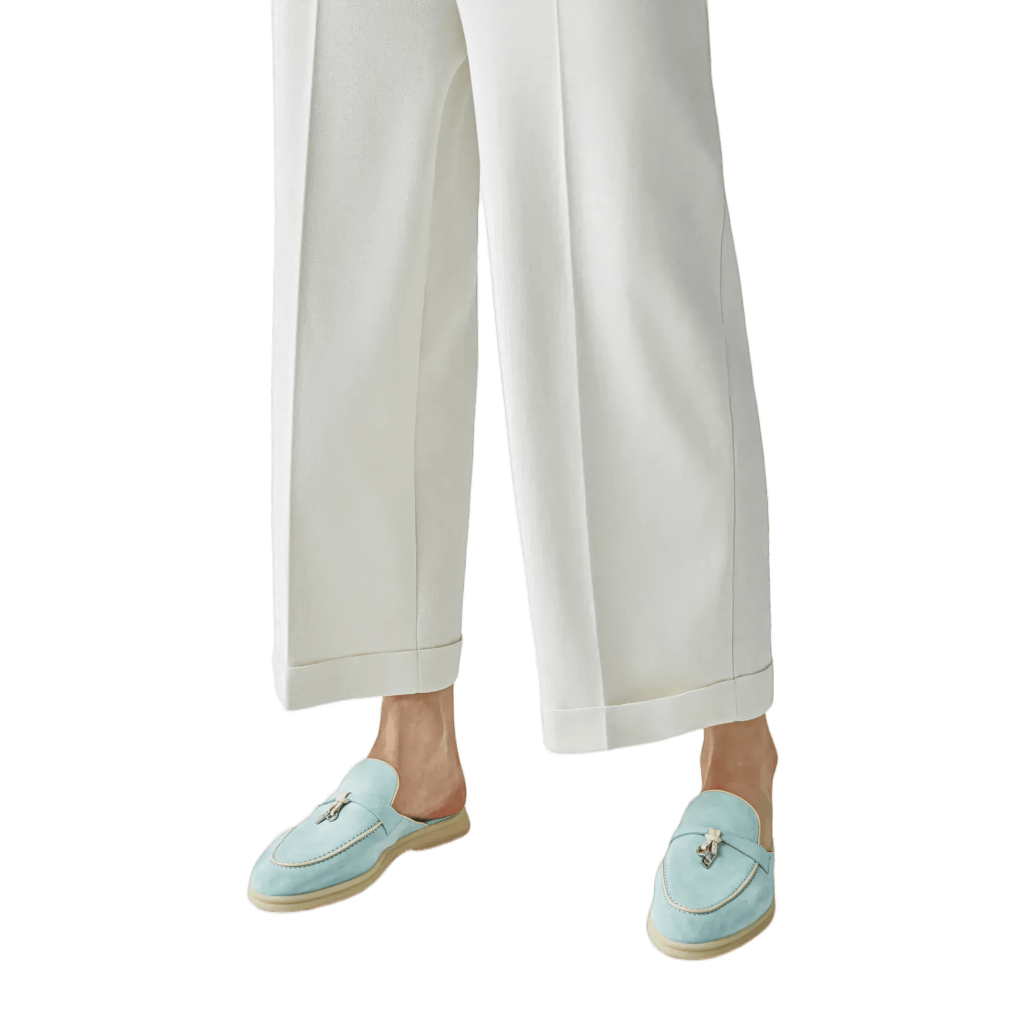 <tc>Loro Piana</tc> Charms Walk Babouche 女士樂福鞋