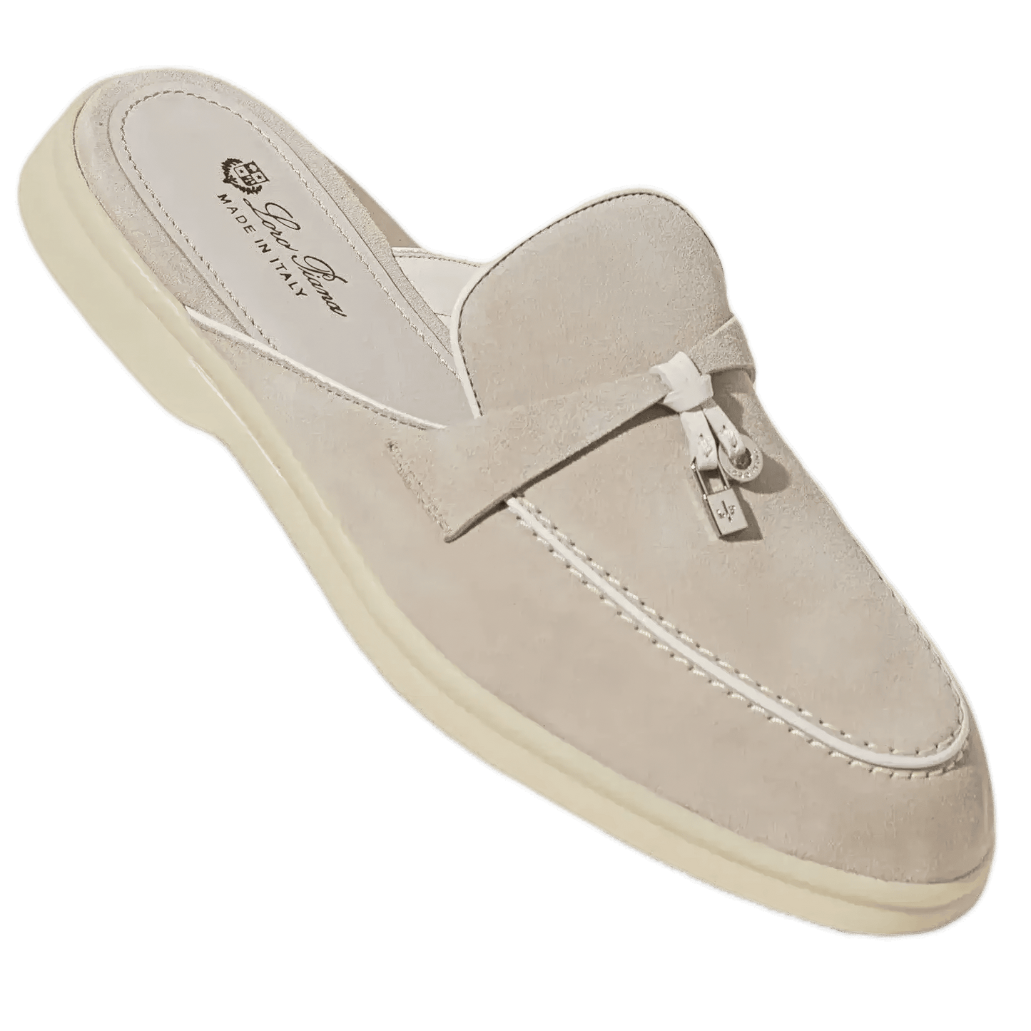 <tc>Loro Piana</tc> Mocasines Babouche Charms Walk para mujer