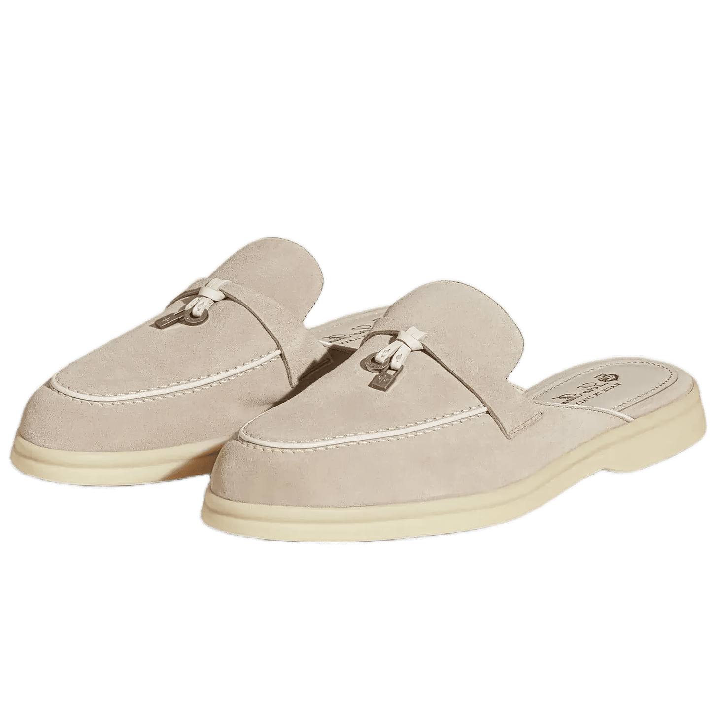 <tc>Loro Piana</tc> Mocasines Babouche Charms Walk para mujer