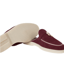 <tc>Loro Piana</tc> Mocasines Babouche Charms Walk para mujer