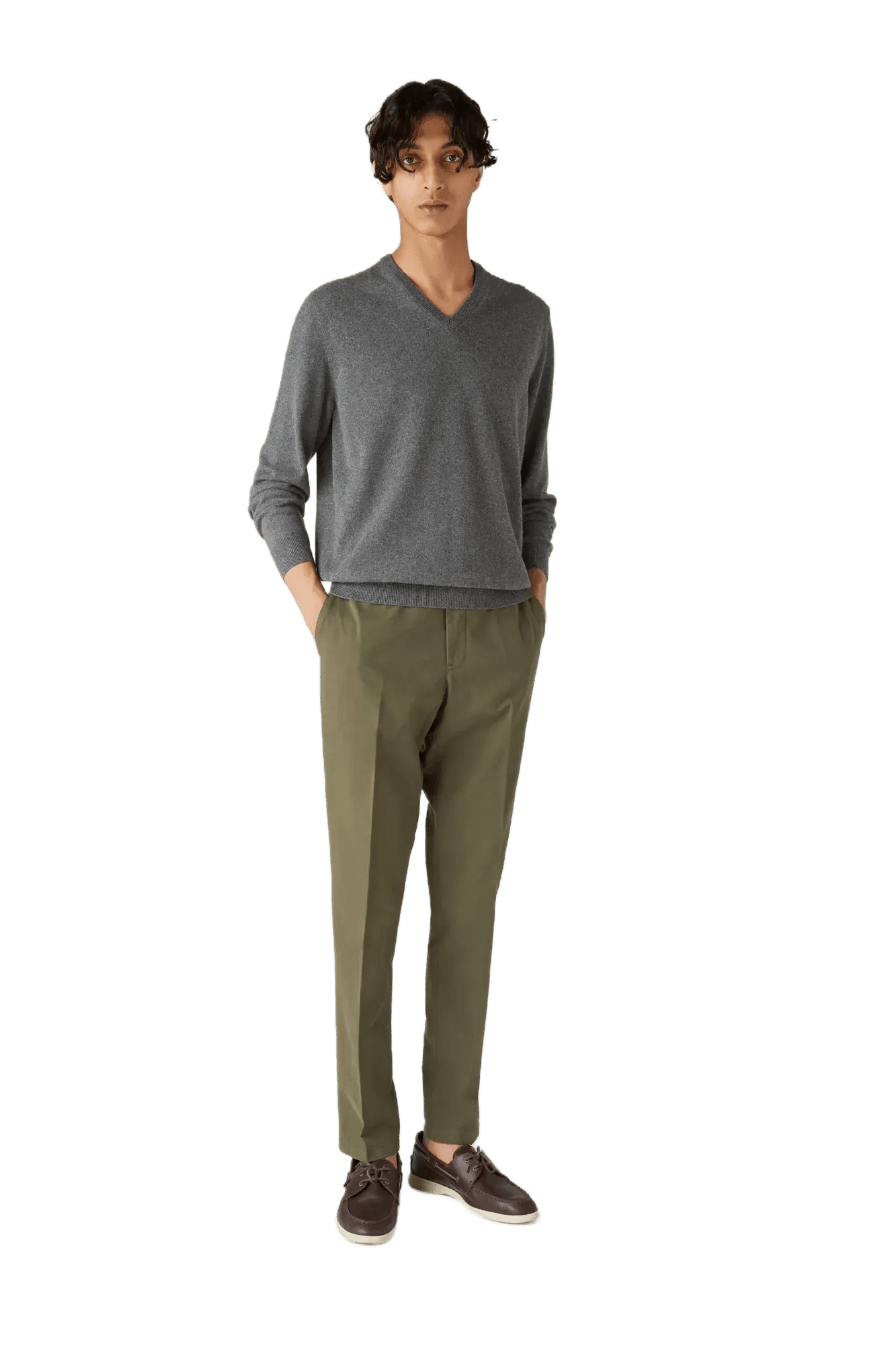 Loro Piana Men's Classic V-Neck
