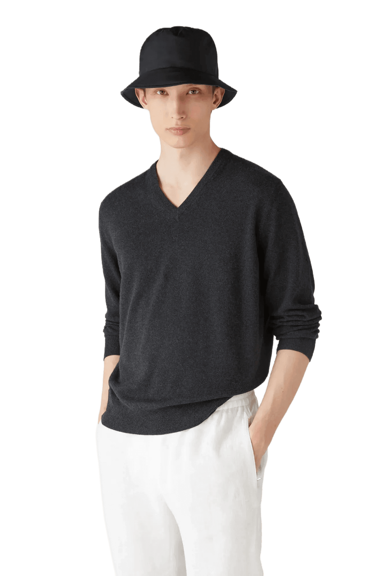 Loro Piana Men's Classic V-Neck