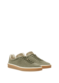 Loro Piana Men’s Tennis Walk Sneakers (Suede Calf Split)