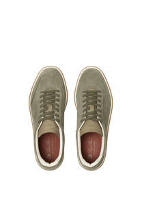 Loro Piana Men’s Tennis Walk Sneakers (Suede Calf Split)